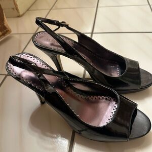 🖤👠 Black Slingback Heels - check size note in description‼️